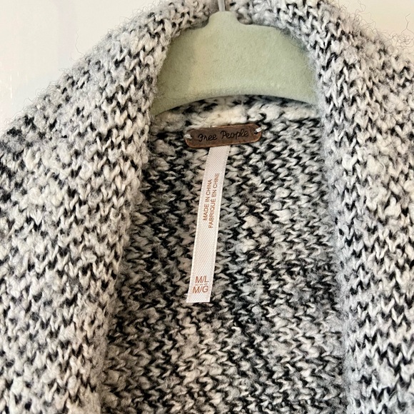 Free People Plaid Sweater Cardigan - Picture 3 of 5